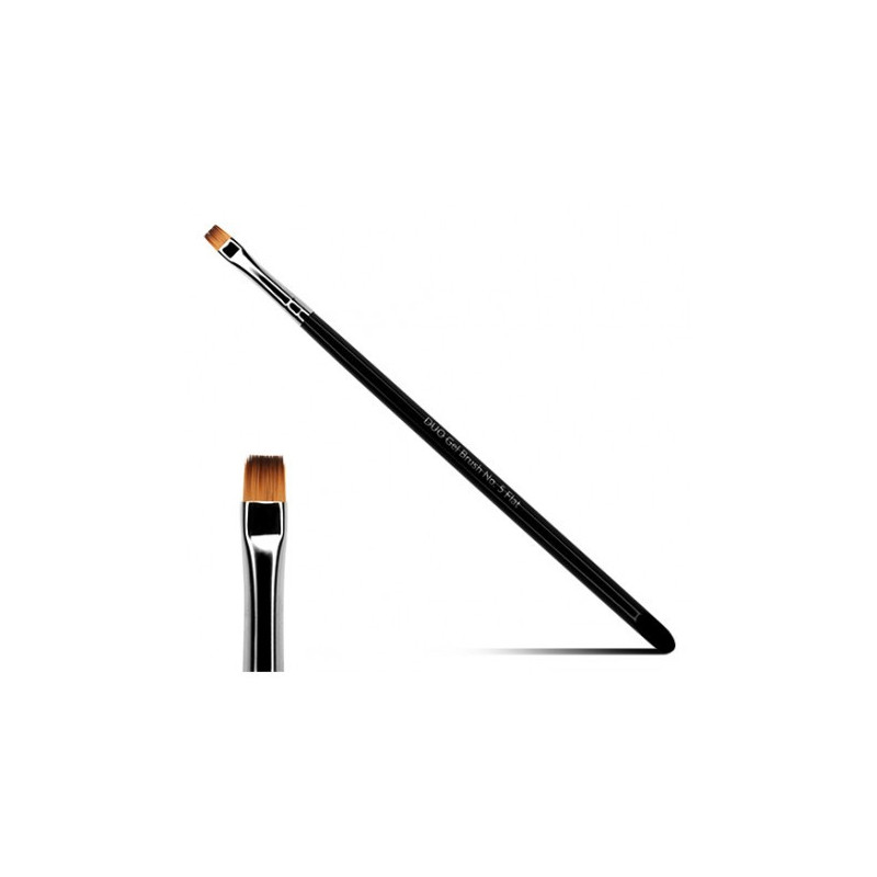 DuoGel - Pędzelek DUO Gel Brush No. 5 Płaski