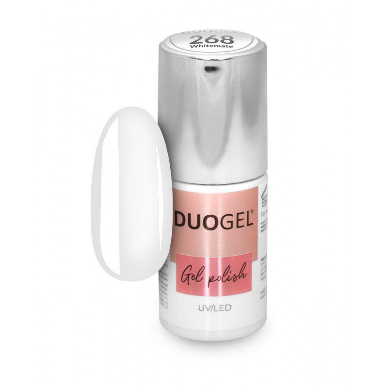DuoGel Gel Polish lakier hybrydowy 268 Whitemate 6ml - 1