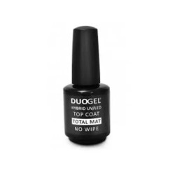 DuoGel Top hybrydowy 15ml Top Coat Total Mat No Wipe - 1