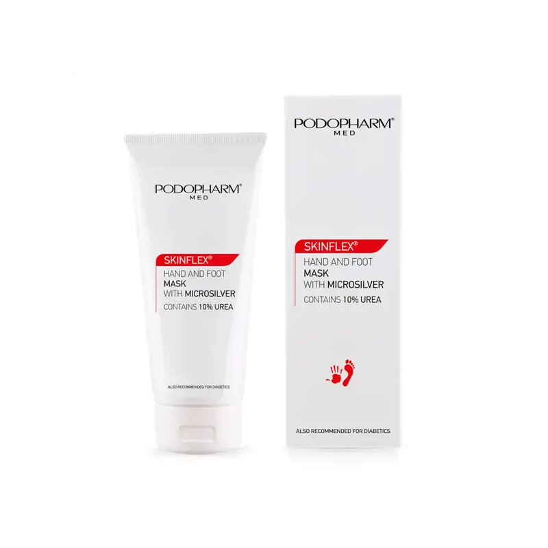 PODOPHARM SKINFLEX® Maska do dłoni i stóp z mikrosrebrem 75ml - 1