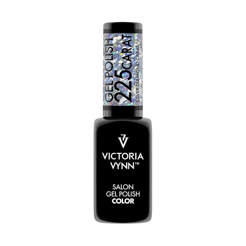 VICTORIA VYNN gel polish color 225 SILVER DIAMOND CARAT 8ml - 1