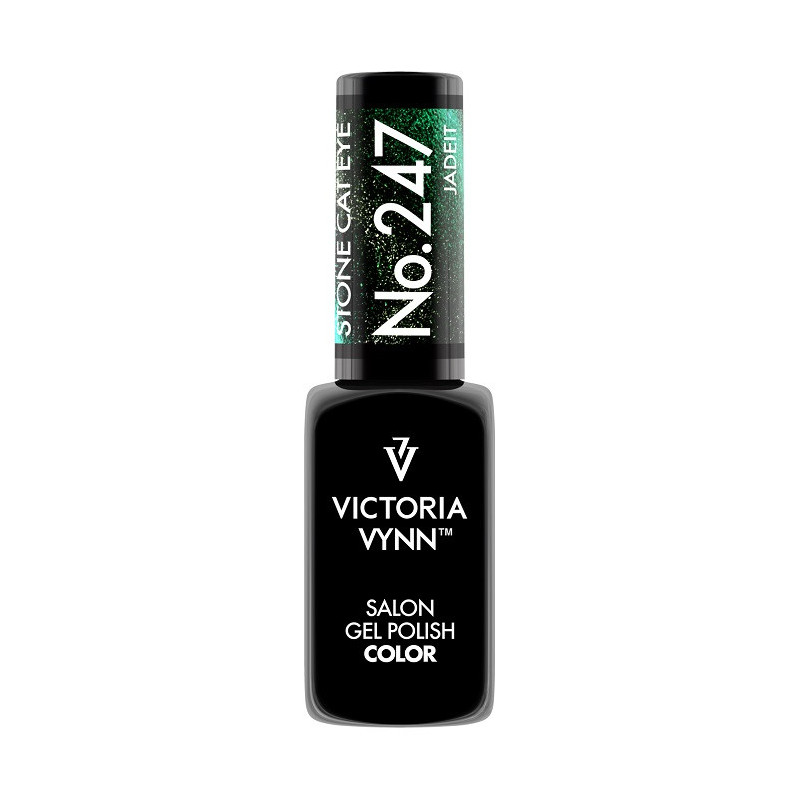 VICTORIA VYNN gel polish color 247 STONE CAT EYE JADEIT 8ml - 1