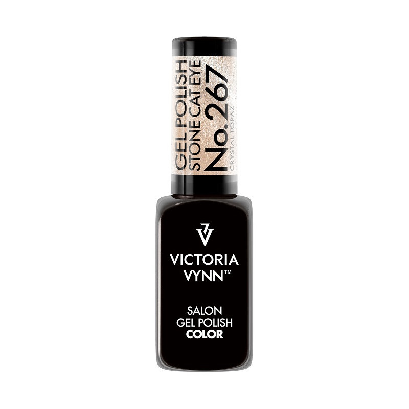 VICTORIA VYNN gel polish color 267 STONE CAT EYE CRYSTAL TOPAZ 8ml - 1