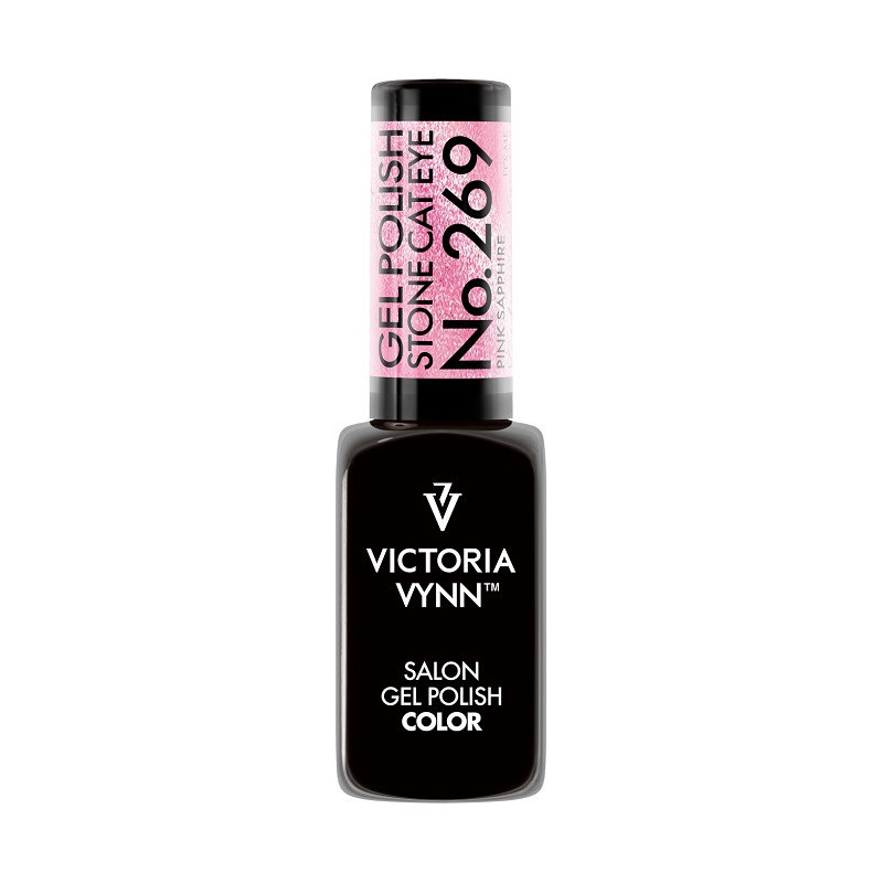VICTORIA VYNN gel polish color 269 STONE CAT EYE PINK SAPHIRE 8ml - 1
