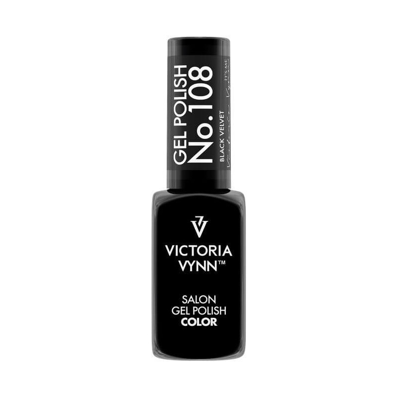 Victoria Vynn - GEL POLISH color 108 BLACK VELVET 8ml - 1