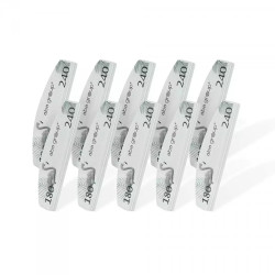 Aba Group - Zestaw 10 szt sweet polerek mini FLAMINGI PÓŁKSIĘŻYC 180/240