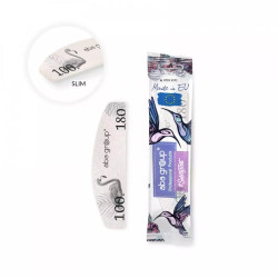 Aba Group - Bezpieczny PAKIET Pilnik do paznokci FLAMINGI PÓŁKSIĘŻYC MINI 100/180 SLIM