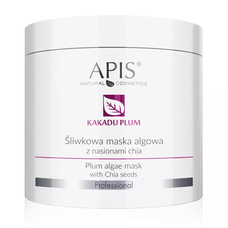 KAKADU PLUM APIS Śliwkowa maska algowa z nasionami chia 200g - 1