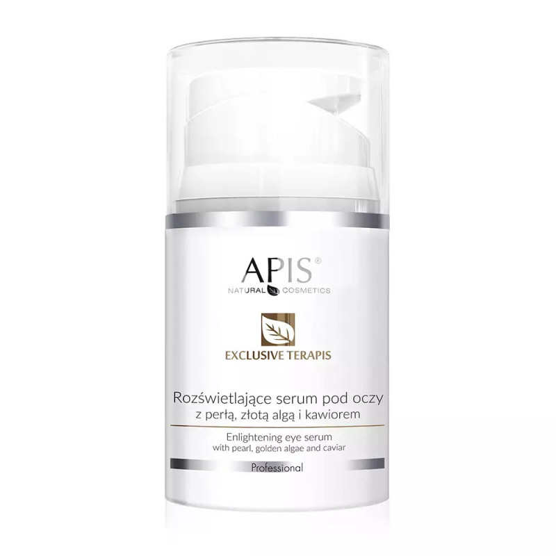 EXCLUSIVE TERAPIS APIS Serum pod oczy rozświetlające z perłą, złotą algą i kawiorem 50ml - 1