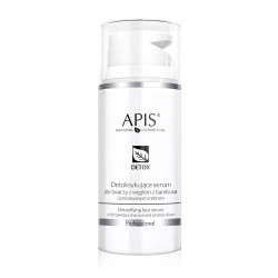 DETOX APIS Detoksykujące serum do twarzy z węglem z bambusa i jonizowanym srebrem 100ml - 1