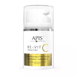 APIS RE-VIT C HOME CARE ODBUDOWUJĄCY KREM NA NOC Z RETINOLEM I WITAMINĄ C 50 ML - 1