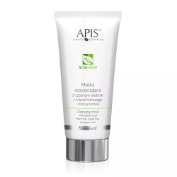 ACNE-STOP APIS Maska oczyszczająca z czarnym błotem i zieloną herbatą 100ml - 1