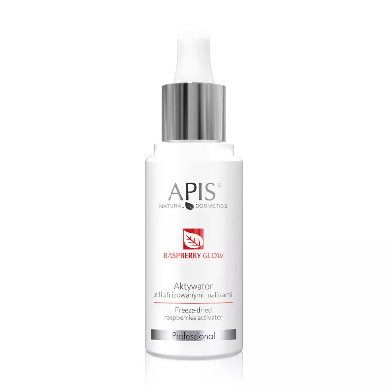 RASPBERRY GLOW APIS Aktywator z liofilizowanymi malinami 30ml - 1