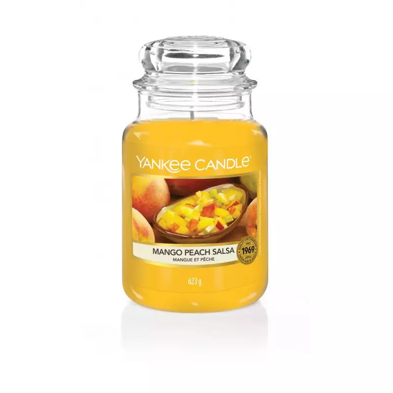 Yankee Candle - świeca duża Mango Peach Salsa 623g