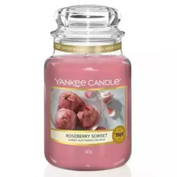 Yankee Candle - świeca duża Roseberry Sorbet 623g