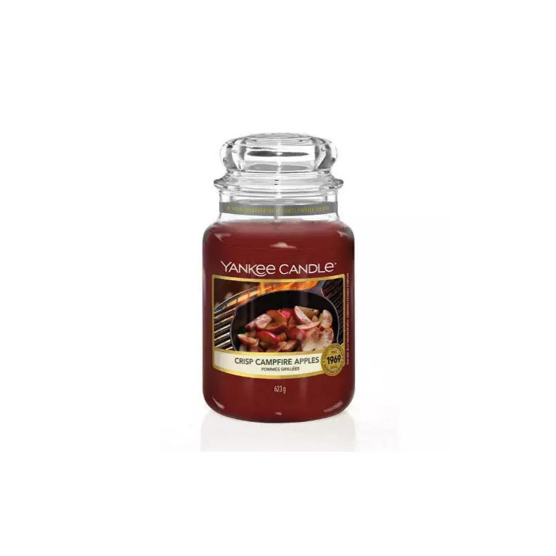 Yankee Candle - świeca duża Crisp Campfire Apples 623g