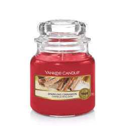 Yankee Candle - świeca mała sparkling cinnamon 104g