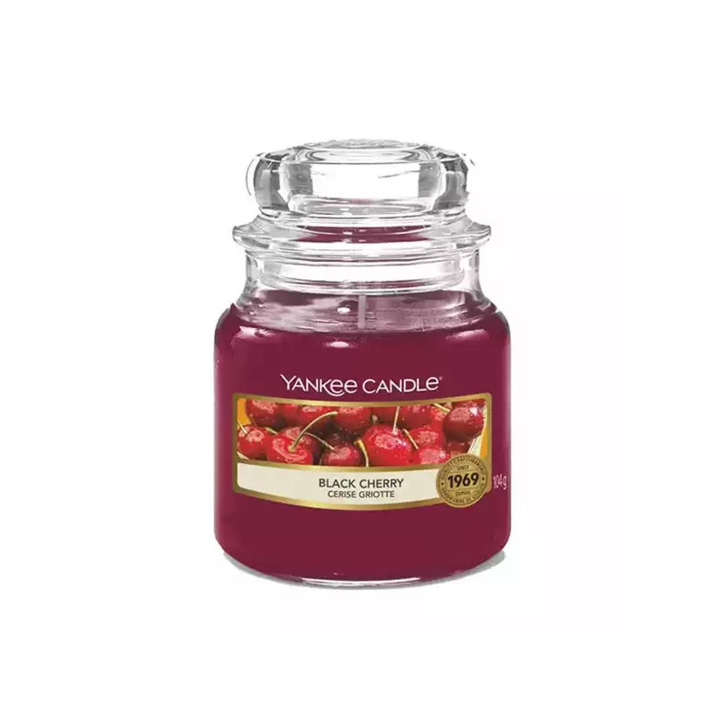 Yankee Candle - świeca mała Black Cherry 104g
