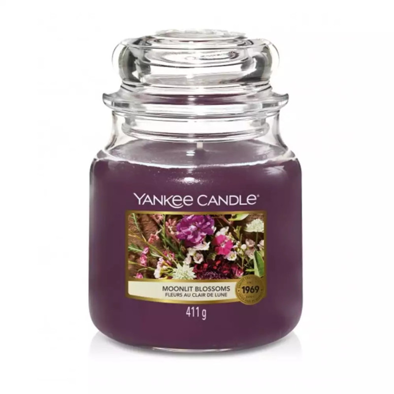 Yankee Candle - świeca moonlit blossoms średnia 411g