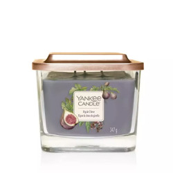 Yankee Candle - kwadratowa świeca z trzema knotami FIG - CLOVE 347G