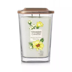 Yankee Candle - ELEVATION Duża kwadratowa świeca zapachowa Blooming Cotton Flower 552g