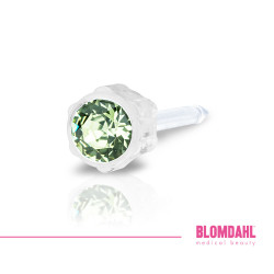 BLOMDAHL Medical Plastic 4mm Peridot - 1