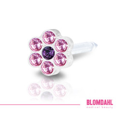 BLOMDAHL Medical Plastic Daisy 5mm Rose/Amety - 1