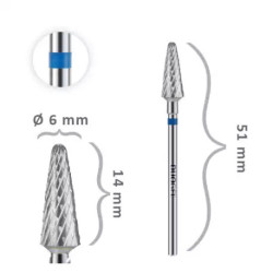 DuoGel - Frez CHOINKA Ø6 mm KR - CH - Fi60B