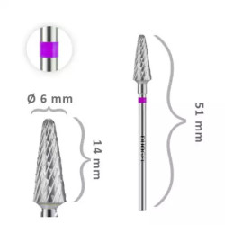 DuoGel - Frez CHOINKA Ø6 mm KR - CH - Fi60P