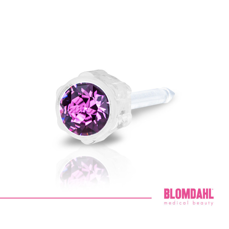 BLOMDAHL Medical Plastic 4mm Amethyst - 1