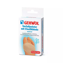 Gehwol - Poduszka PRZECIWUCISKOWA DO PRZEDSTOPIA Z ELASTYCZNA OPASKĄ ŚREDNIA 1SZT.