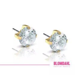 BLOMDAHL Kolczyk 1szt. Tiffany CZ White 5 mm SFJ - 1