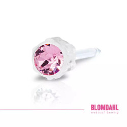 BLOMDAHL LIGHT ROSE 4 MM PLASTIK MEDYCZNY 1SZT - 1
