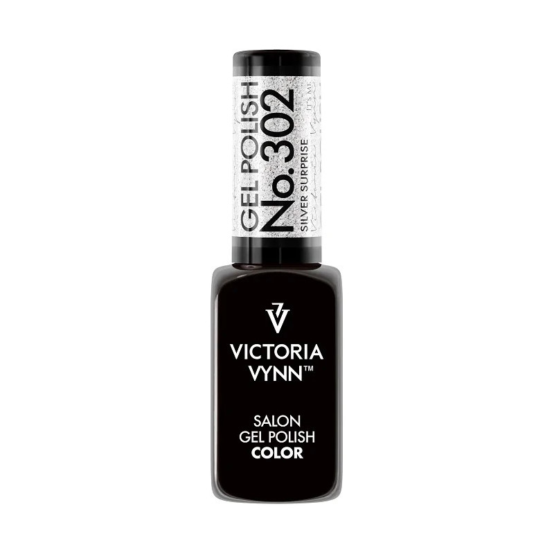 VICTORIA VYNN gel polish color 302 8ml Silver Surprise - 1