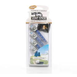 Yankee Candle - car vent stick Clean Cotton