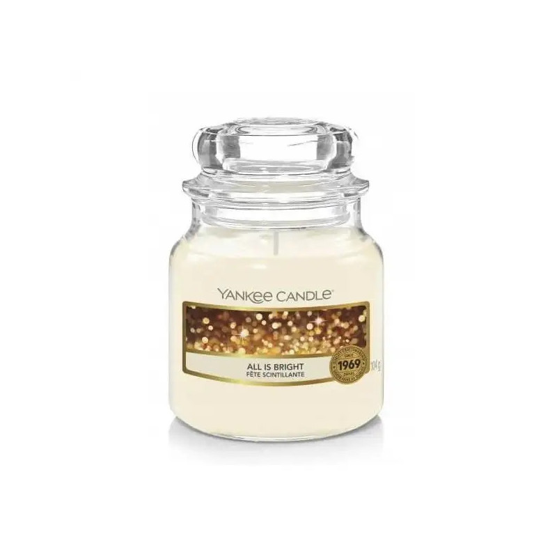 Yankee Candle świeca zapachowa mała All Is Bright 104g - 1
