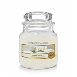 Yankee Candle - świeca zapachowa mała Fluffy Towels 104g