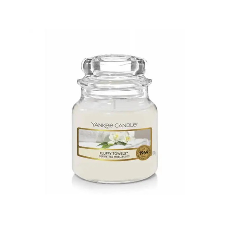 Yankee Candle - świeca zapachowa mała Fluffy Towels 104g