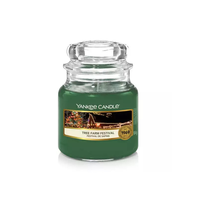 Yankee Candle - Tree Farm Festival mała świeca zapachowa 104g