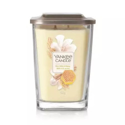 Yankee Candle - ELEVATION Duża kwadratowa świeca zapachowa Rice Milky - Honey 552g