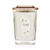Yankee Candle - ELEVATION Duża kwadratowa świeca zapachowa Sheer Linen 552g