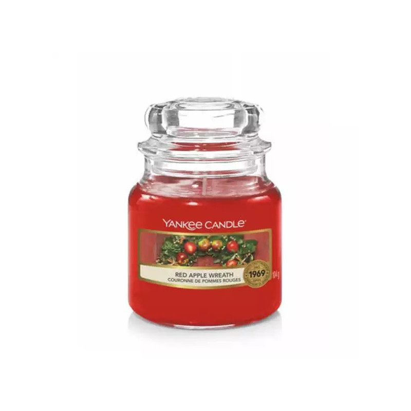 Yankee Candle - Red Apple Wreath Mała Świeca Zapachowa 104g
