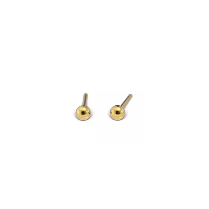 Studex Kolczyki System75 Baby kulka 3mm, złota 7581-0300 - 1