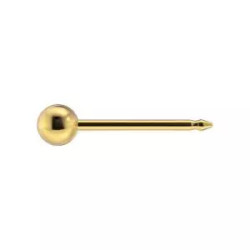 Studex Kolczyki System75 Baby kulka 3mm, złota 7581-0300 - 2