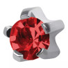 Studex kolczyki topaz w pazurkach srebrny - 1
