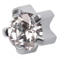 Studex kolczyki mini brylant Baby w pazurkach srebrny - 1