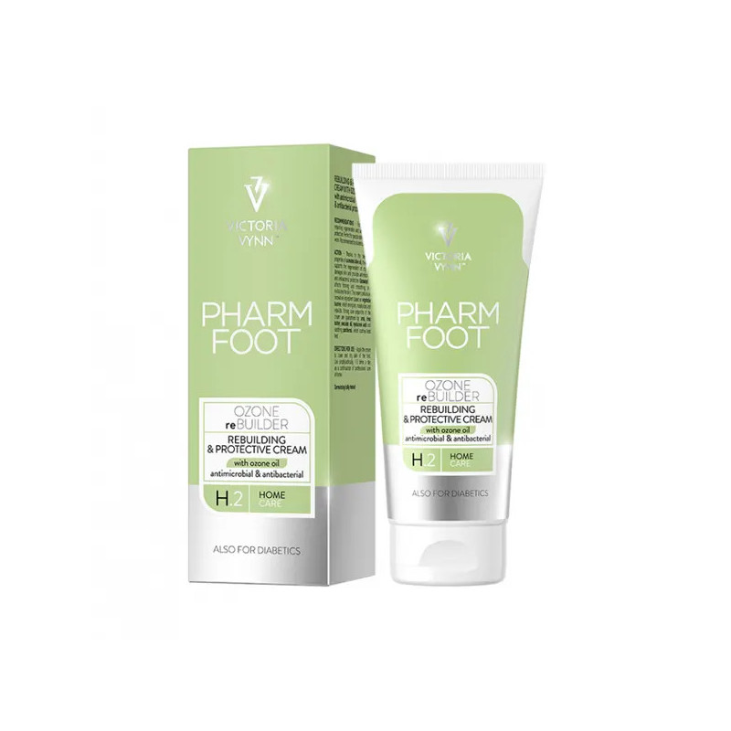 VICTORIA VYNN PHARM FOOT OZONE reBUILDER KREM ODBUDOWUJĄCO-OCHRONNY z oliwą ozonowaną 75ml - 1