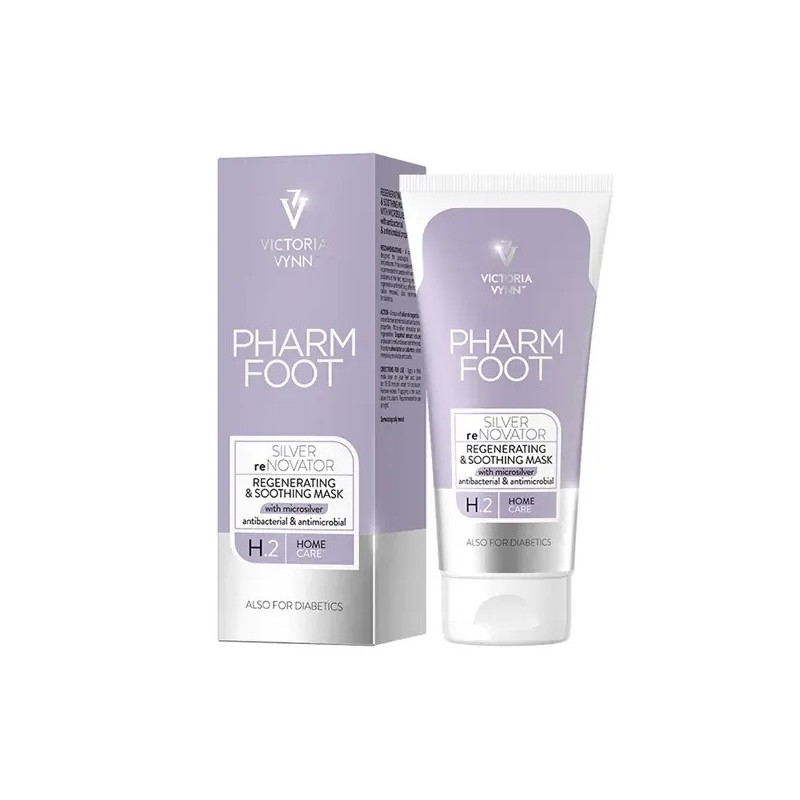 VICTORIA VYNN PHARM FOOT SILVER reNOVATOR 75 ml regenerująco kojąca maska z mikrosrebrem - 1