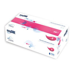 ZARYS - Easycare nitrile PINK rękawice diagnostyczne nitrylowe S
