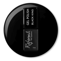 ReformA - Lakier Hybrydowy - Gel Polish Black King 10 ml
